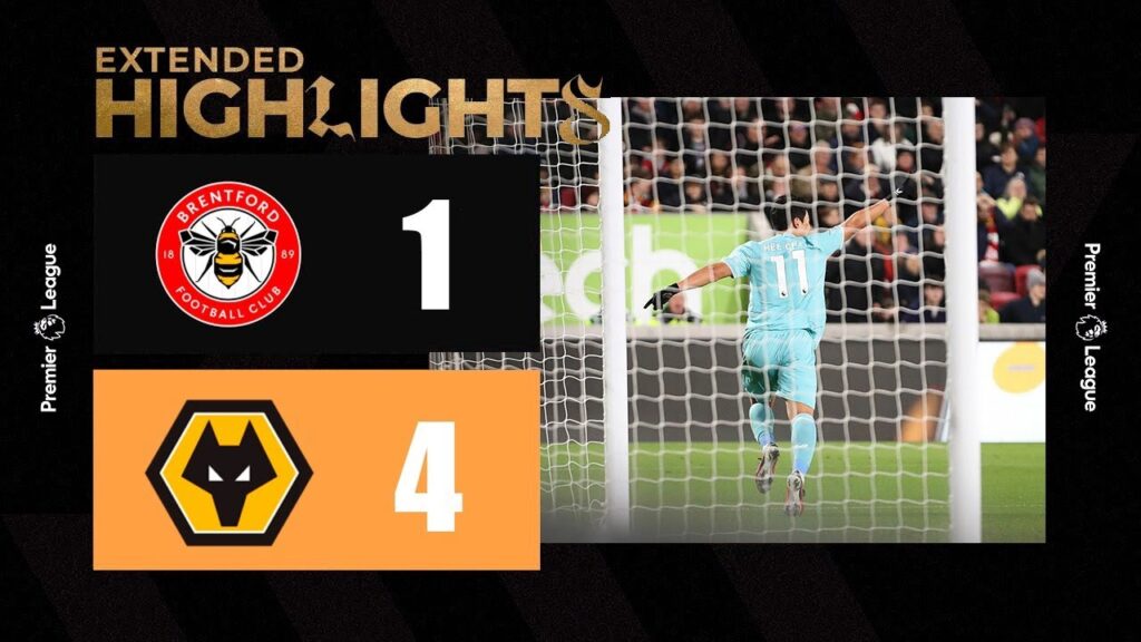 Brentford vs Wolverhampton 1-4 | Premier League 2023-2024 | Full Match Streaming