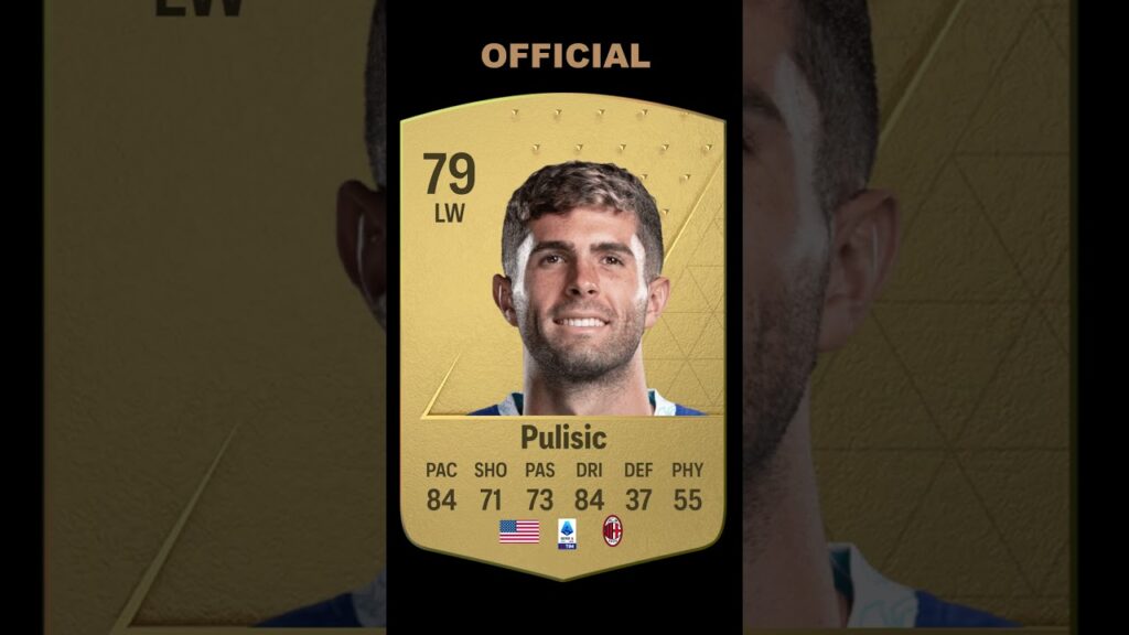 Christian Pulisic - Official Rating VS Current Form Rating #like #subscribe