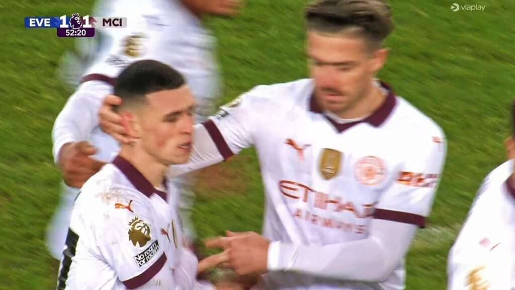 🤯Phil Foden Stunning Rocket Goal vs Everton as Manchester City vs Everton 3-1 ⚽🔥