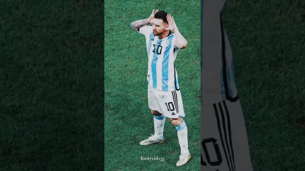 Leo Messi’s cold celebration Argentina vs Netherlands Quarter Finals 🥶 👑 Fifa World Cup 2022 #messi8