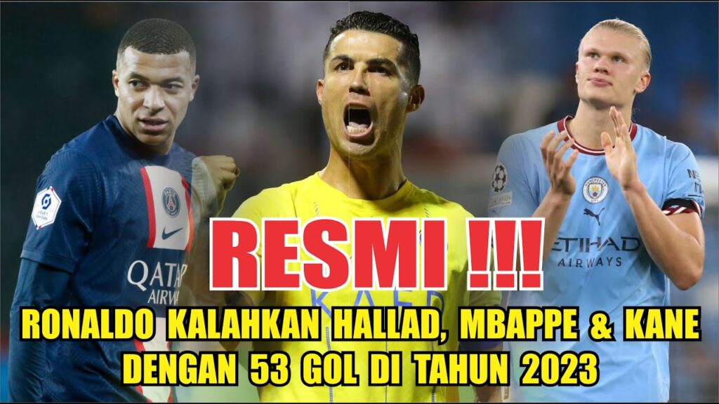 RESMI!! CR7 JADI PEMAIN TERSUBUR DENGAN 53 GOL KALAHKAN HALLAND, MBAPPE DI 2023!! KAMBING!! #028