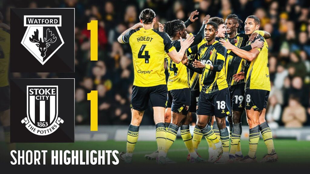 HARD-FOUGHT POINT! 👊 | Watford 1-1 Stoke City | Short Highlights