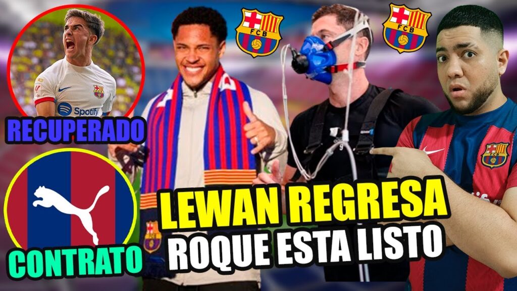 🏋️‍♂️ LEWANDOWSKI ENTRENA SOLO - VÍCTOR LISTO PARA DEBUTAR - PUMA NUEVO PATROCINADOR - PABLO GAVI