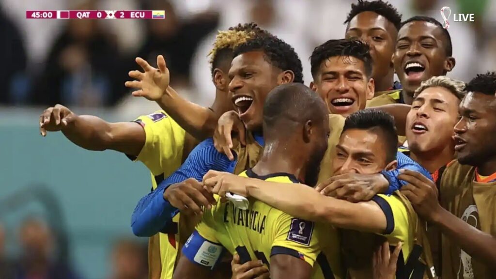 Qatar vs Ecuador highlights WORLD CUP 2022 | LIVE STATISTICS