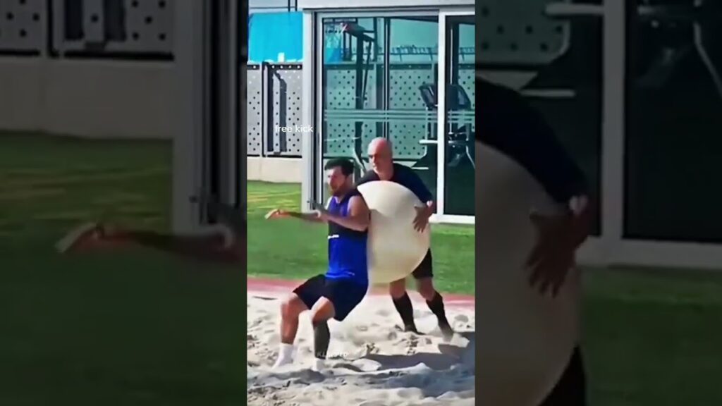 messi berlatih keras untuk menjdi legenda sepak bola