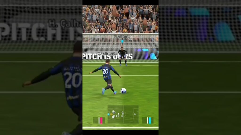 H.Calhanoglu vs unai simon#penalty #shootout #arsenal vs milan