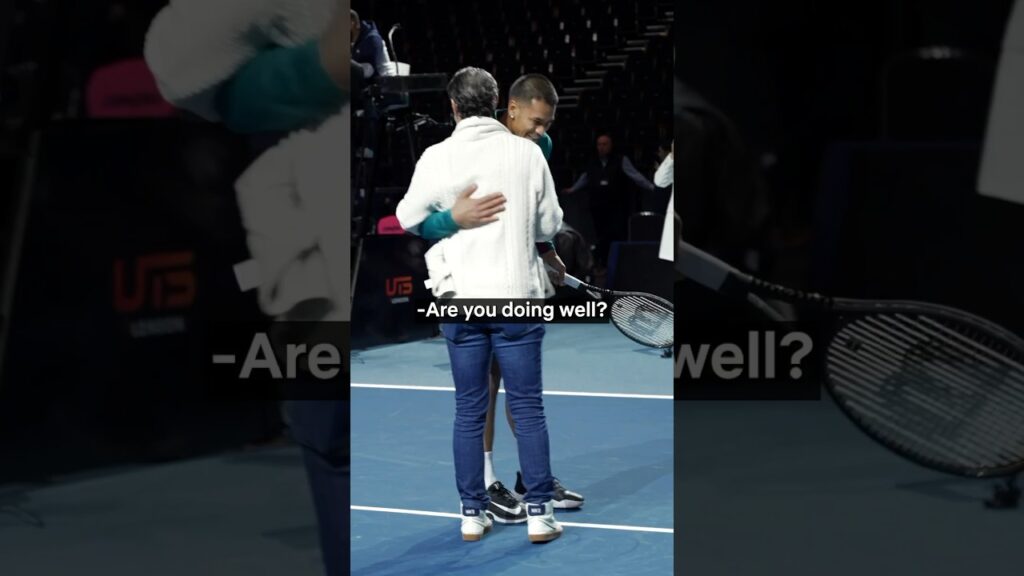 Great practice session with Alphonse Areola during UTS London last weekend! 😀 #uts #tennis