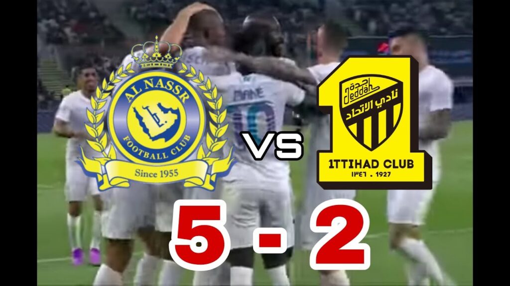 Liga Arab Saudi: Al Nassr vs Al Ittihad 5-2. Ronaldo Dua Gol #cr7 #benzema #alnassr