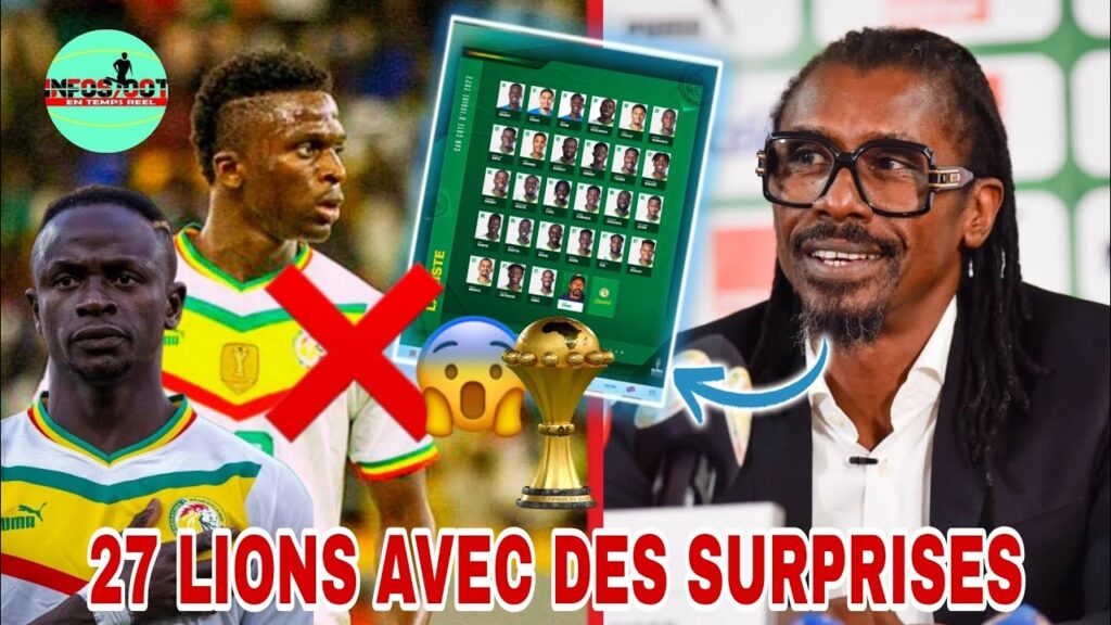 🚨liste aliou cisse..Boulaye présent ✅️...bamba dieng absent ❌️sima dans le groupe...