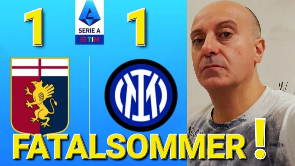 🦆CHE PAPERATA DI  SOMMER 😱 GENOA-INTER 1-1 💥 UN PUNTO GUADAGNATO O DUE PERSI PER INZAGHI ❓️