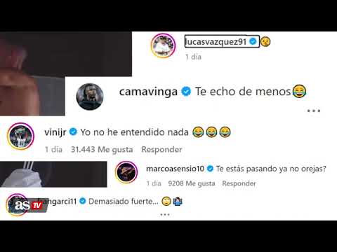 El video de Lucas Vázquez que ha provocado las burlas de Vinicius, Camavinga... | AS México