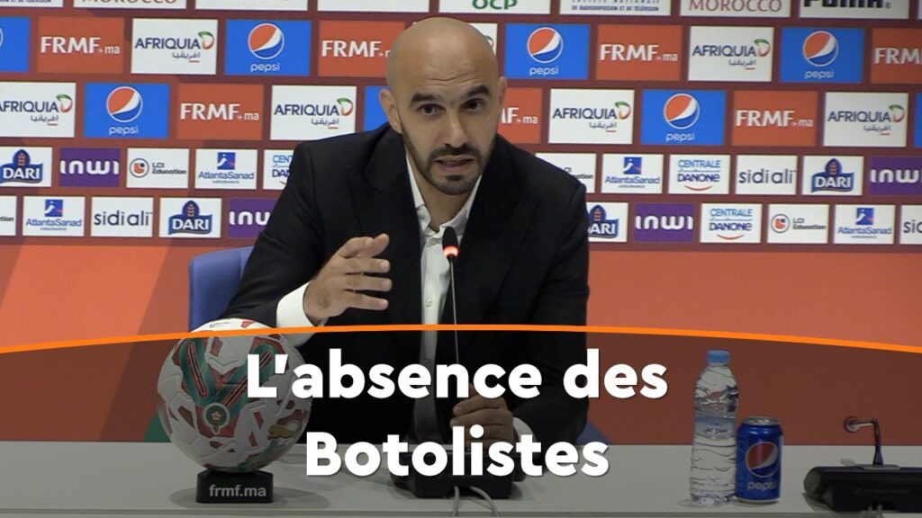 CAN 2023 : Walid Regragui aborde l'absence des Botolistes