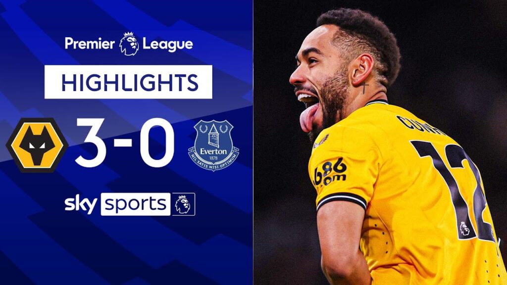 Three wins in a row for Wolves | Wolves 3-0 Everton | Premier League Highlights