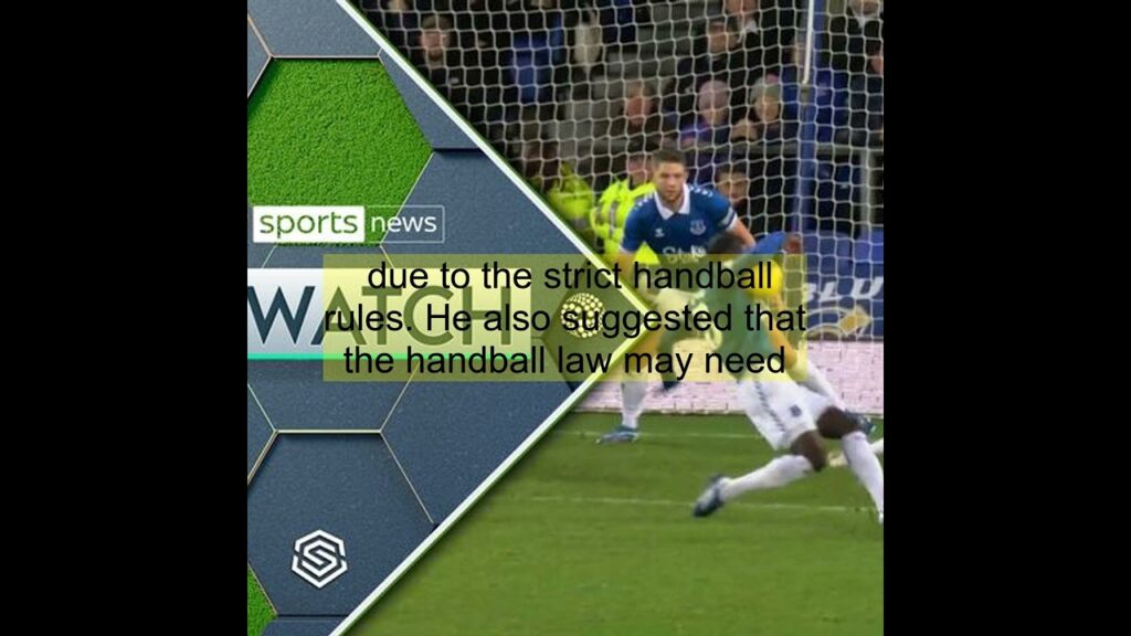Amadou Onana's handball in Everton loss to Man City 'not deliberate' but is a 'modern-day penalty'