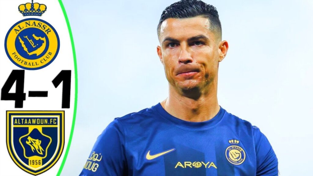 Al Nassr vs Al Taawoun 4-1 - All Goals and Highlights 2023 🔥 RONALDO