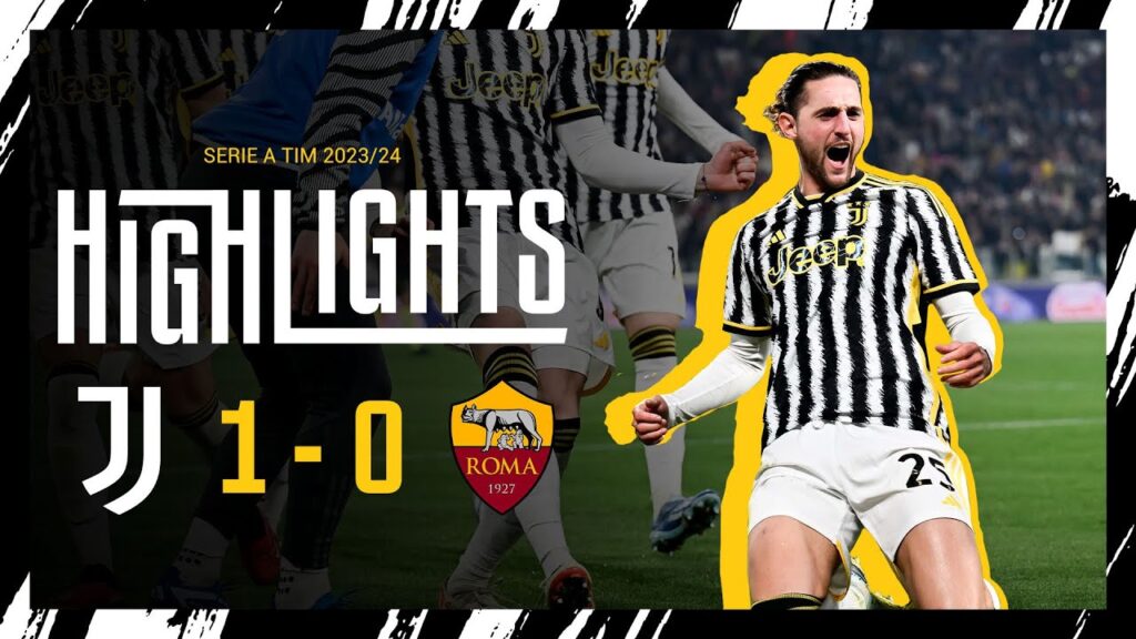 HIGHLIGHTS: JUVENTUS 1-0 ROMA | DUSAN ASSISTS RABIOT FOR THE WIN ⚪️⚫️