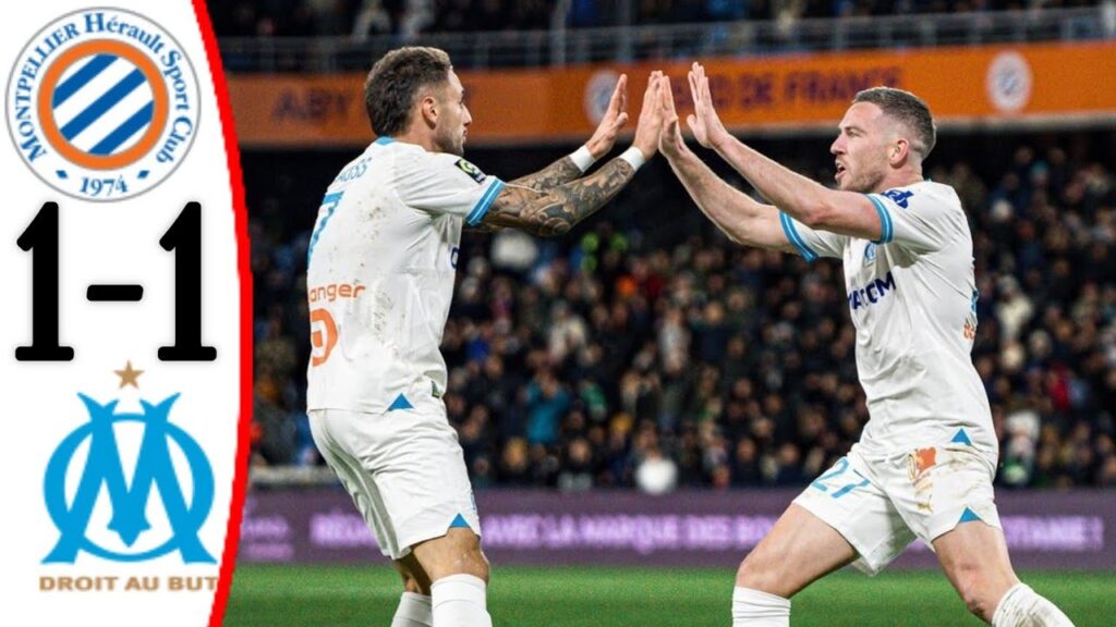 Montpellier vs Marseille 1-1 Jordan Veretout Goal | All Goals and Extended Highlights.