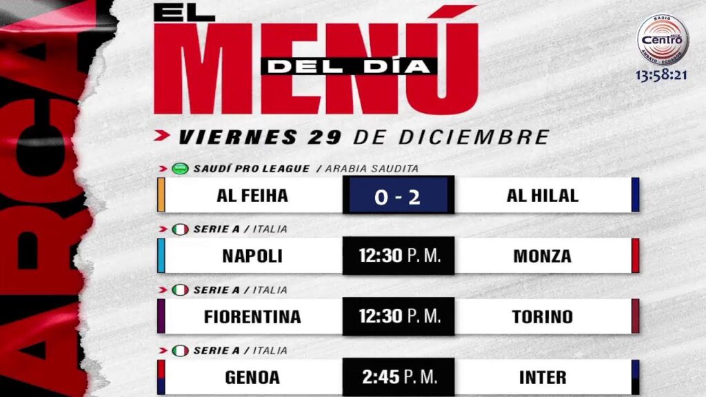 EN VIVO | Centro Deportes meridiano