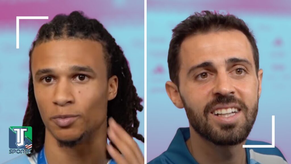 Nathan Aké & Bernardo Silva PRAISE Pep Guardiola after his RECORD BREAKING win