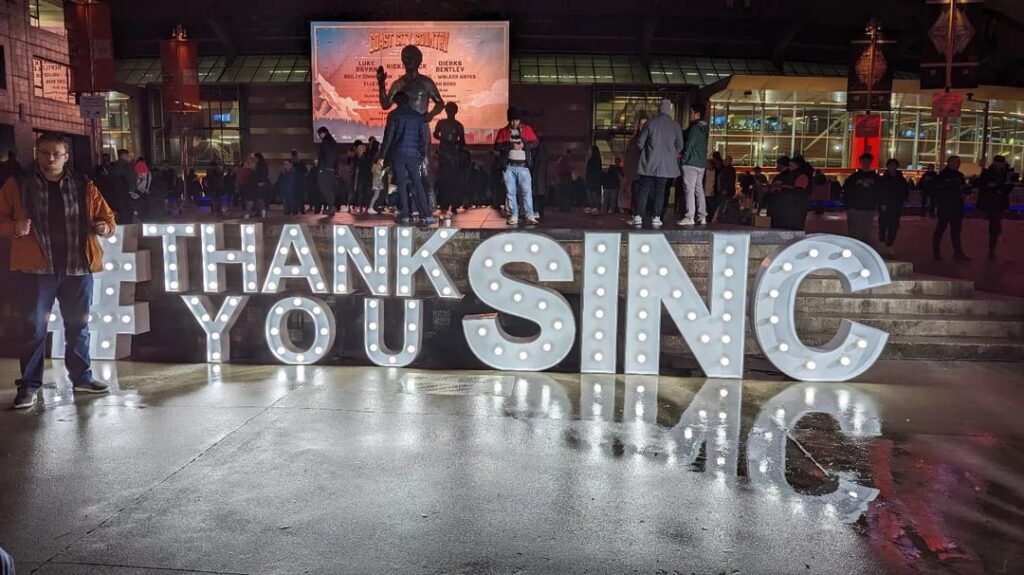 A great sendoff for Sincy in BC