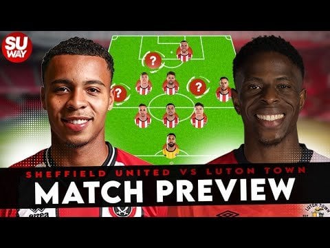 Match Preview Blades vs Luton Town