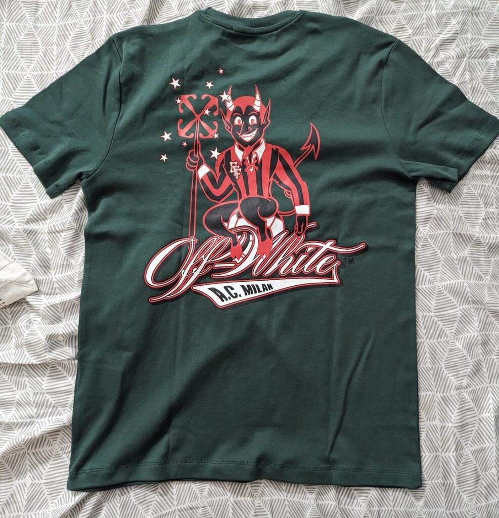 Got an Off-white x ACMilan T-Shirt ❤️