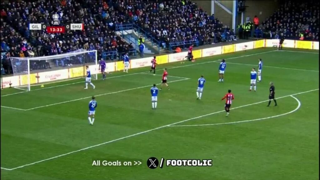 🏴󠁧󠁢󠁥󠁮󠁧󠁿 Goal: William Osula | Gillingham 0-1 Sheffield United