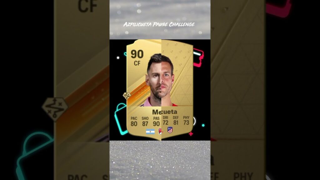 EA FC 24 Cesar Azpilicueta Pause Challenge #shorts