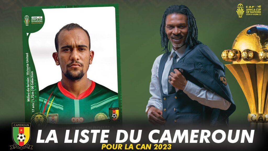 CAN 2023: Rigobert Song convoque un jeune de 17 ans... La liste des Lions Indomptables