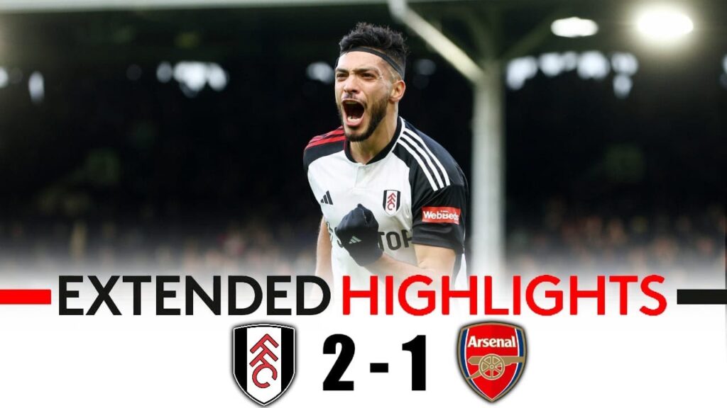 Raúl Jiménez Goal | Fulham vs Arsenal 2-1 Extended Highlights | Premier League 2023/24