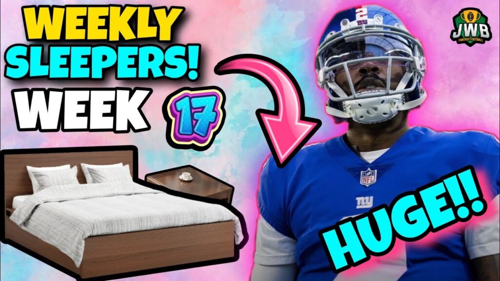 😴 Bold Predictions: Fantasy Sleepers to Start in Week 17 💎 | Weekly Sleepers | Fantasy Football