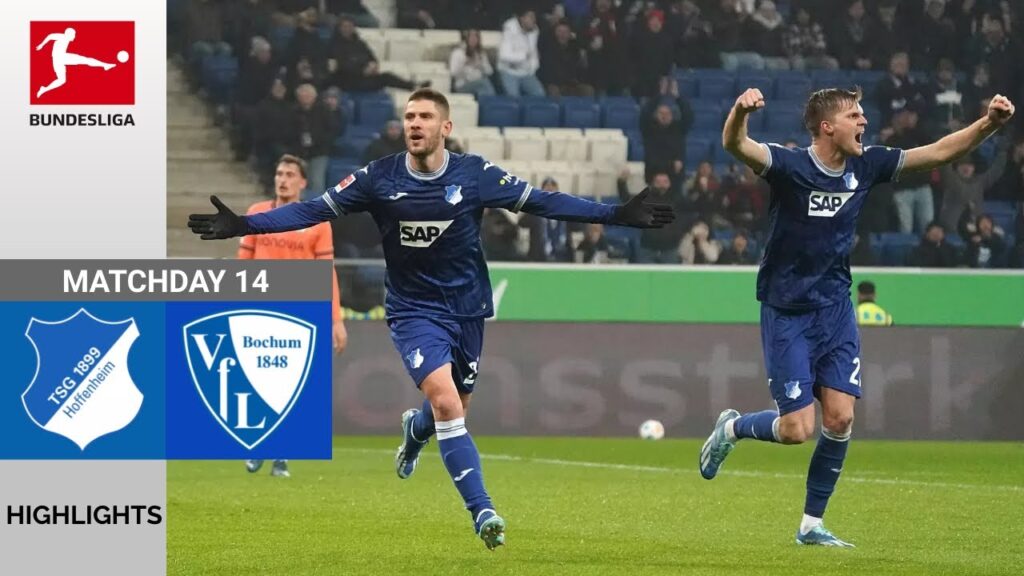 TSG Hoffenheim vs VfL Bochum | 3:1 | Zusammenfassung | Bundesliga 2023-24