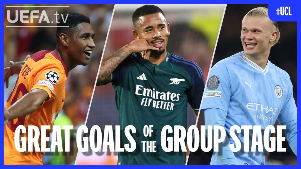 #UCL Great Goals of the Group Stage | Tetê, Gabriel Jesus, Haaland...