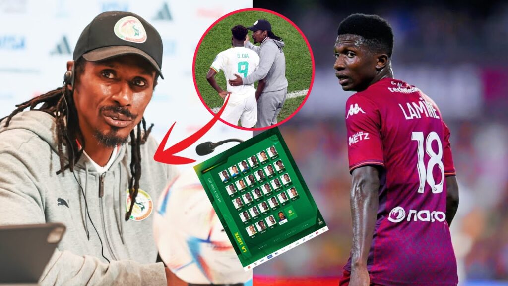 Voici la liste officielle de ALIOU CISSÉ pour la CAN, avec Sabaly, Gueye & Nampalys