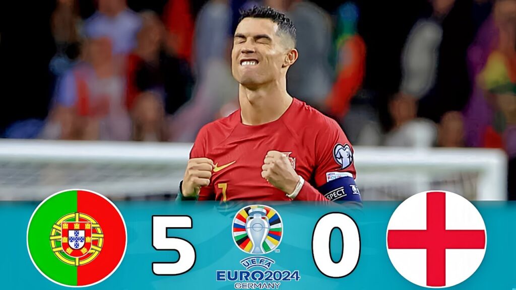 Portugal vs Inggris 5-0 | Ronaldo Goal EURO 2024 Qualifiers Highlights & Goals • Portugal Tadi Malam
