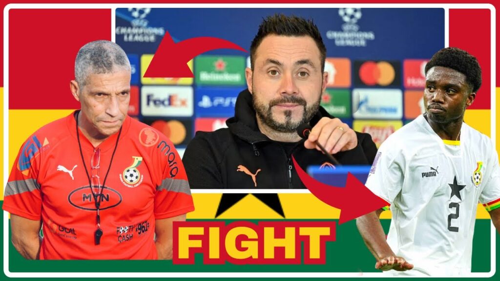 BRIGHT COACH FIGHTS CHRIS HUGHTON FOR INVITING TARIQ LAMPTEY FOR 2023 AFCON