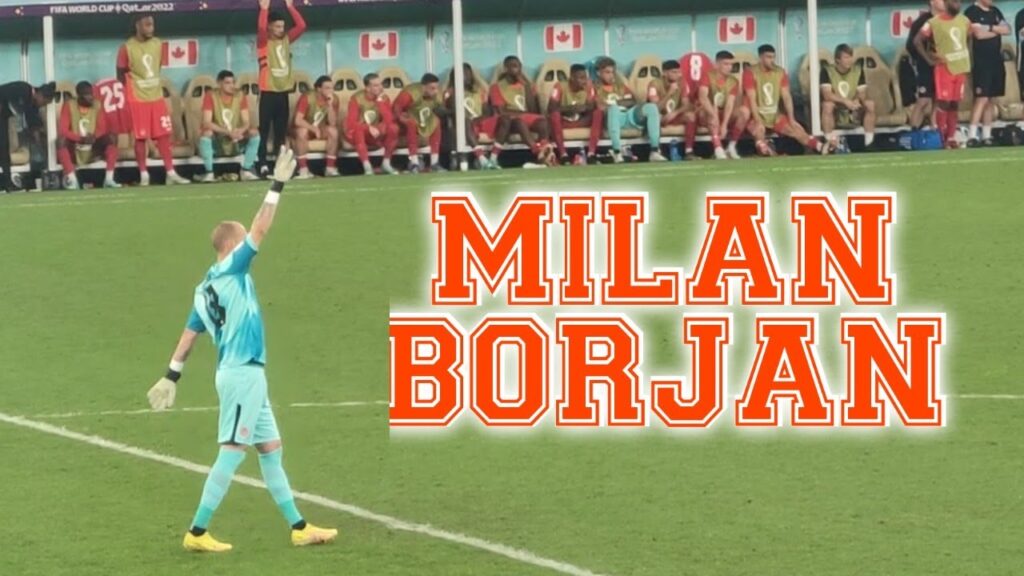 MILAN BORJAN golman Crvene Zvezde na utakmici Maroko Kanada