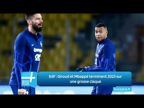 EdF ‍: Giroud et Mbappé terminent 2023 sur une grosse claque