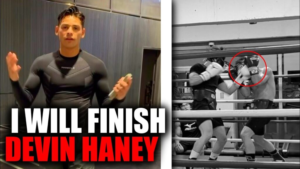 RYAN GARCIA vs DEVIN HANEY talks + (TRAINING CLIPS)