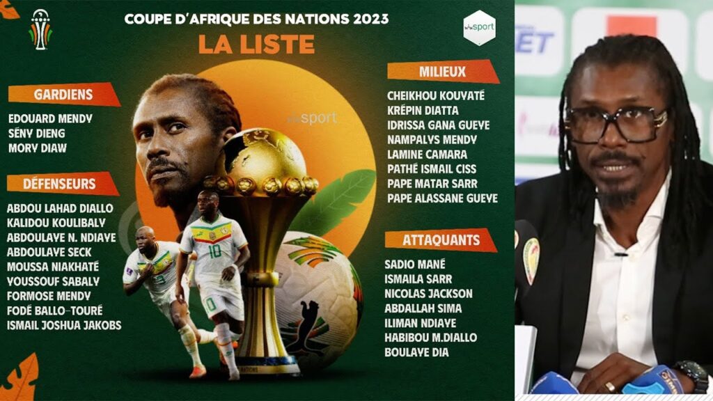 🚨 CAN 2023 : La Liste des 27 joueurs du Sénégal convoqués par Aliou Cissé 🇸🇳