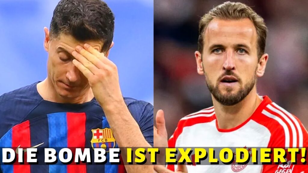 FÜR BAYERN MÜNCHEN IST HARRY KANE "DEUTLICH WERTVOLLER" ALS ROBERT LEWANDOWSKI.