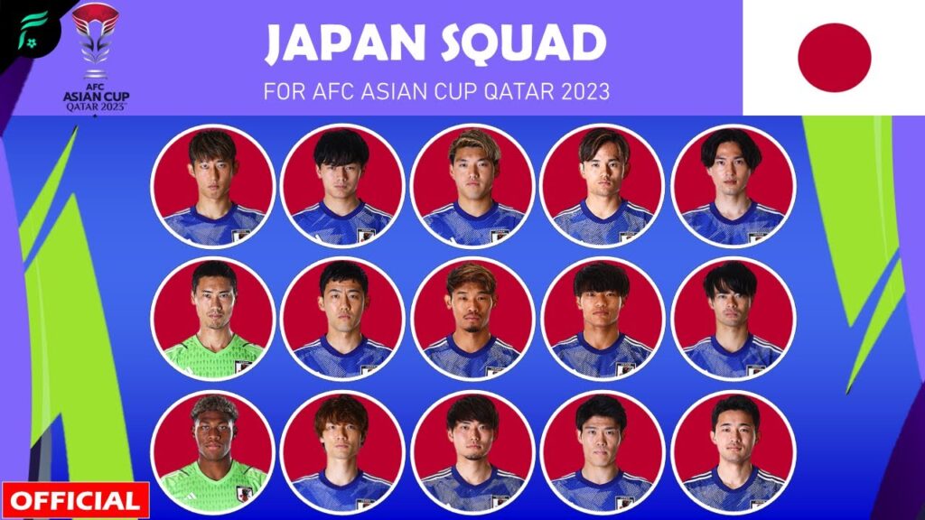 JAPAN 🇯🇵 26 MEN SQUAD for AFC Asian Cup Qatar 2023 | FAN Football | Official