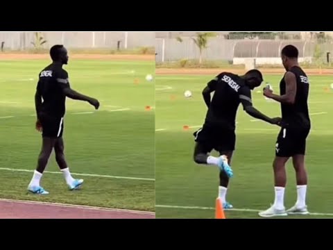 Regardez La belle séquence entre Sadio Mané et Ismaïl Jakobs à l’entraînement