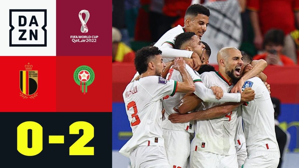 Goldenes Trainerhändchen! Marokko bezwingt de Bruyne und Co: Belgien - Marokko 0:2 | WM 2022 | DAZN