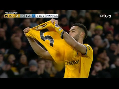 Wolves Vs Everton 3-0 | English Premier League 23 Matheus Cunha Goal