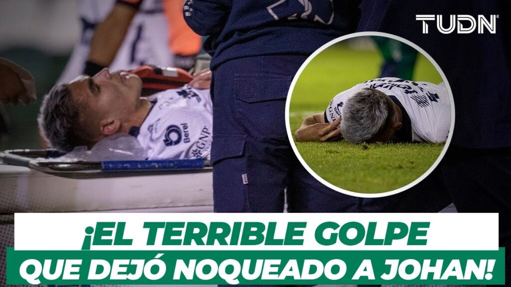 ¡IMPACTANTE! El terrible golpe que dejó noqueado a Johan Vásquez en la Final | León vs Pumas | TUDN