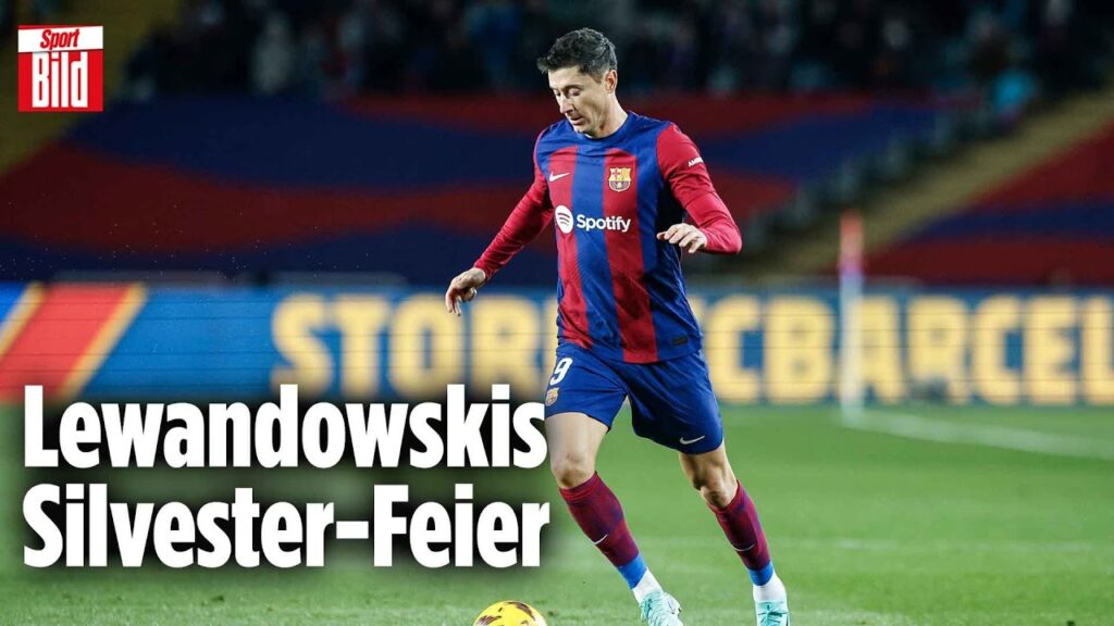 Das gefällt nicht allen Fans: Robert Lewandowski tanzt ins neue Jahr