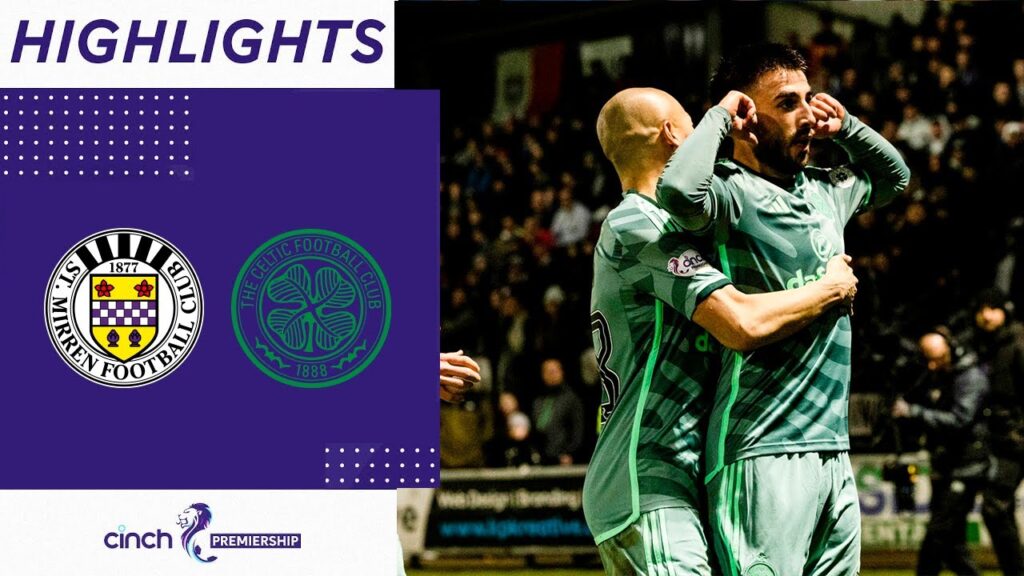 Daizen Maeda Goal | St. Mirren vs Celtic 0-3 Extended Highlights | Premiership 2023/24