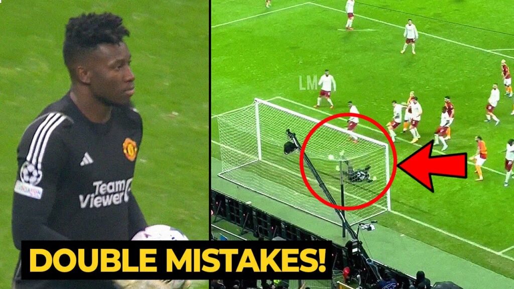 Andre Onana made DOUBLE MISTAKES vs Galatasaray | Manchester United News