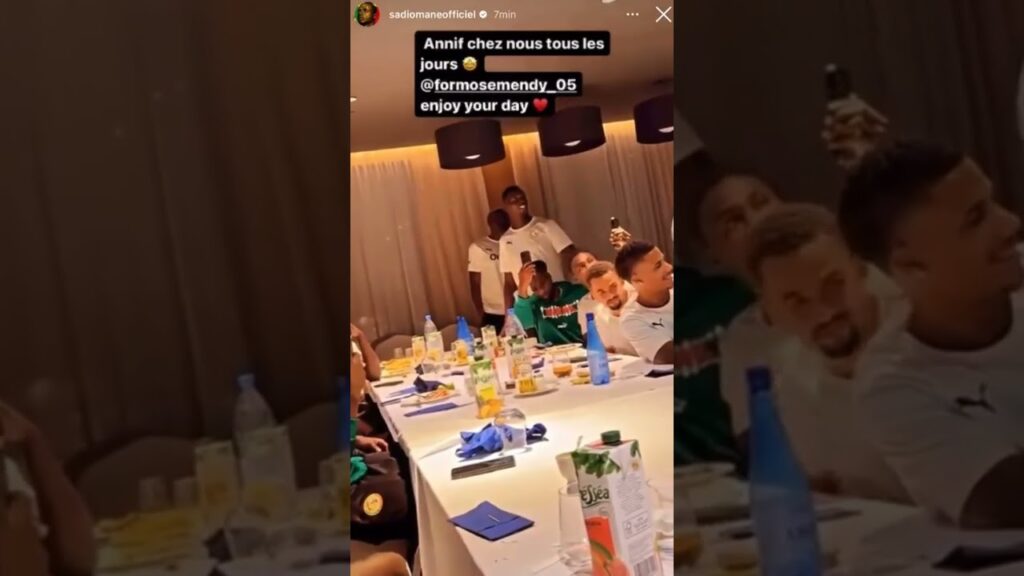 la tanière fête l'anniversaire de Formose Mendy né le 02 Janvier 🥳🎁